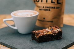 Chandos Deli Brownie and Coffee