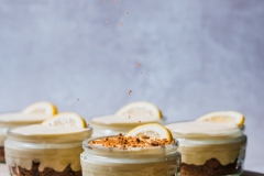 Lemon Mousse With Crumbled Lotus Biscuits
